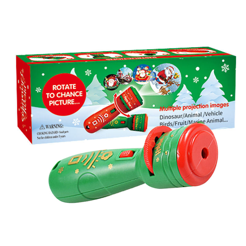 Children Gift Christmas Projection Flashlight Toy