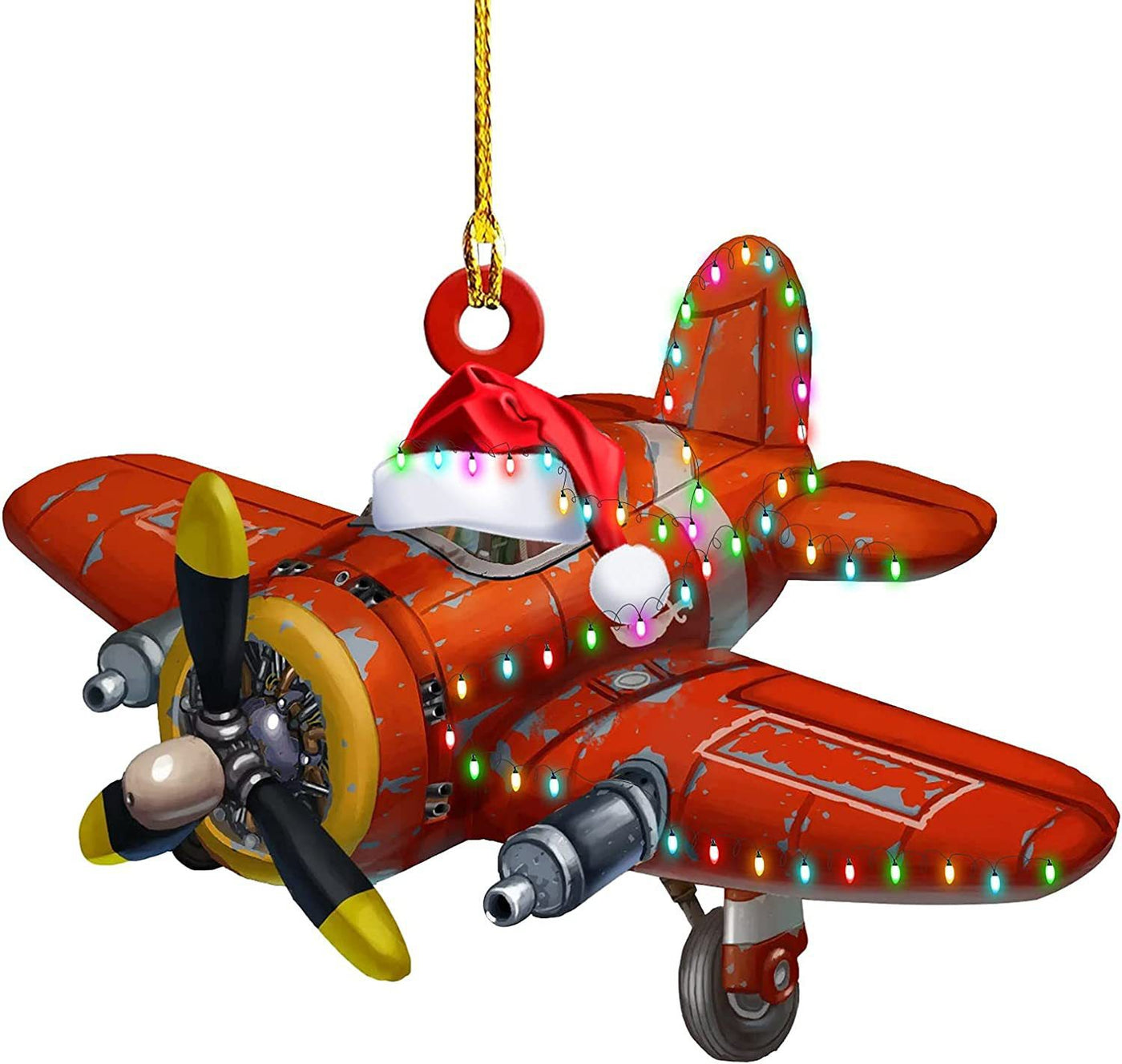 PWO Fitness Christmas Tree Hanging Truck Decoration Pendant