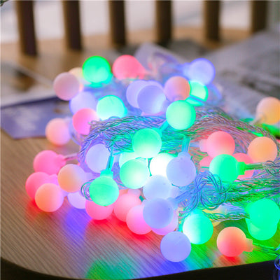 PWO Fitness LED Lights Small Ball Christmas String Light