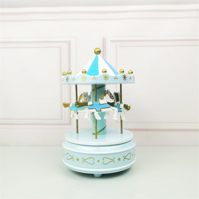 PWO Fitness Wooden Horse Creative Children Toy Decoration Christmas