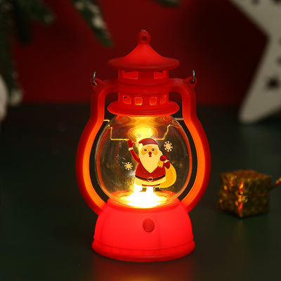 PWO Fitness Christmas Decorations LED Portable Oil Lamp
