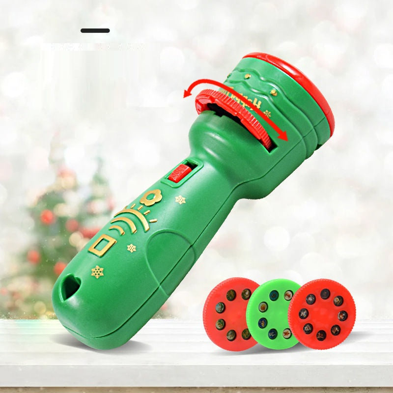 Children Gift Christmas Projection Flashlight Toy