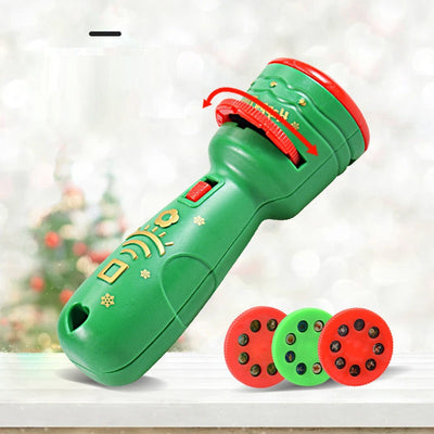 Children Gift Christmas Projection Flashlight Toy