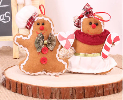 PWO Fitness Gingerbread Man and Snowman Christmas Decor
