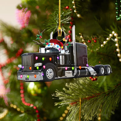 PWO Fitness Christmas Tree Hanging Truck Decoration Pendant