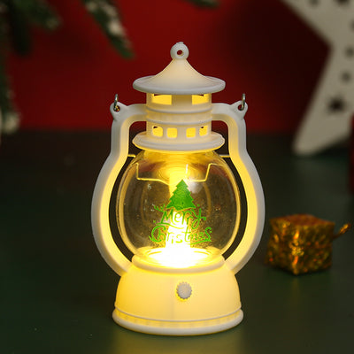 PWO Fitness Christmas Decorations LED Portable Oil Lamp