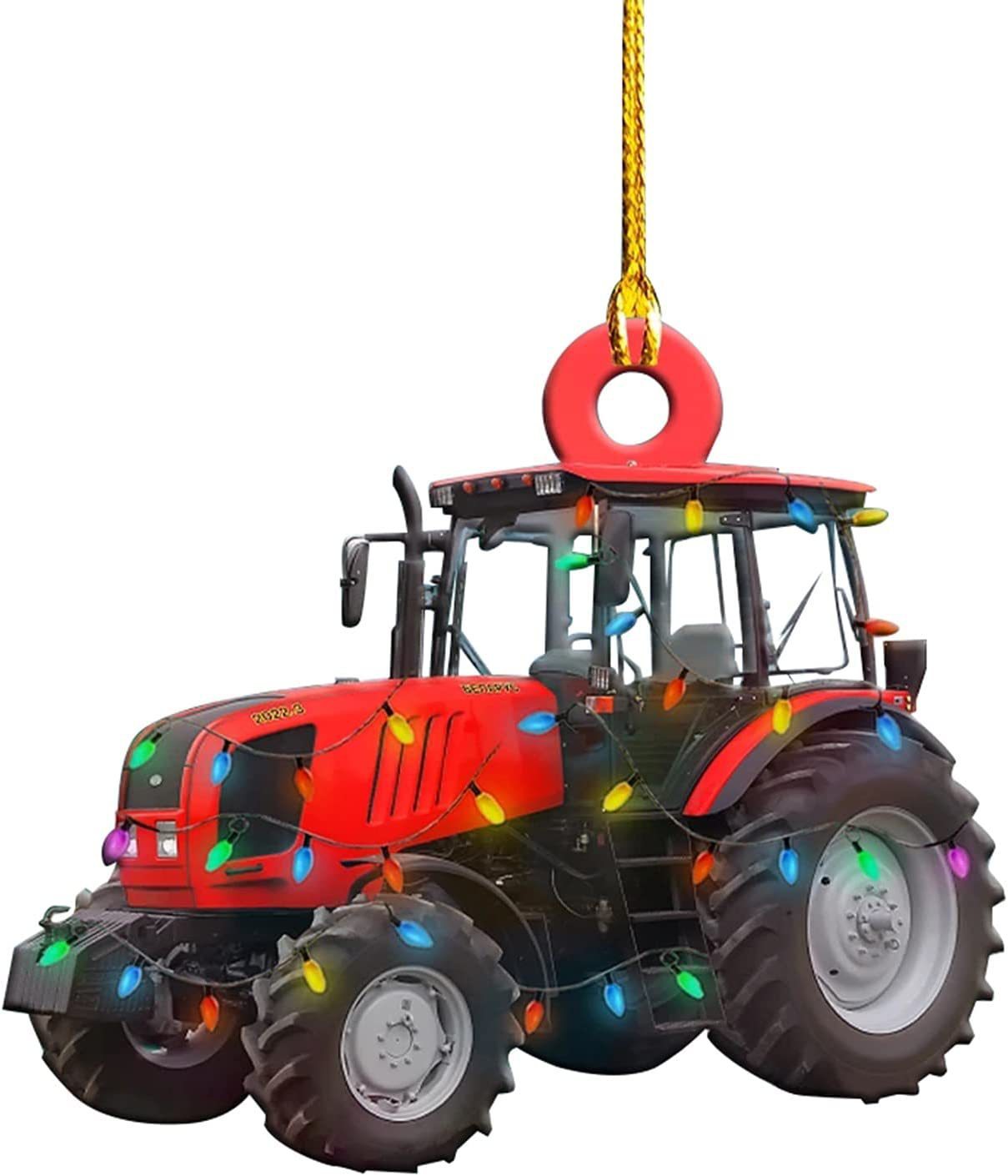 PWO Fitness Christmas Tree Hanging Truck Decoration Pendant