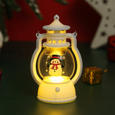 PWO Fitness Christmas Decorations LED Portable Oil Lamp