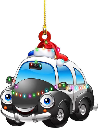 PWO Fitness Christmas Tree Hanging Truck Decoration Pendant