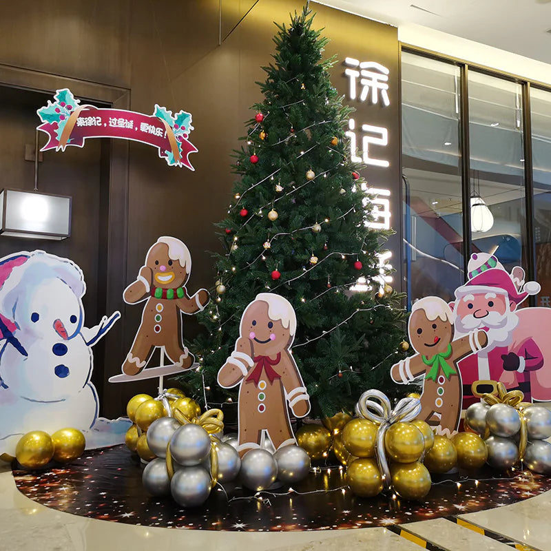 PWO Fitness Fir Christmas Tree Lifelike Home Holiday Decoration Xmas