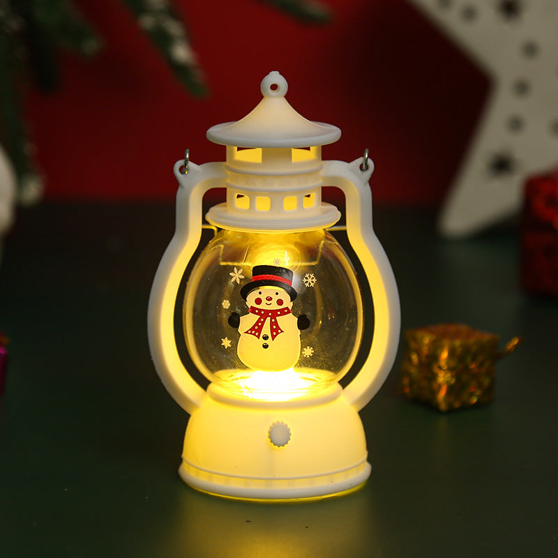 PWO Fitness Christmas Decorations LED Portable Oil Lamp