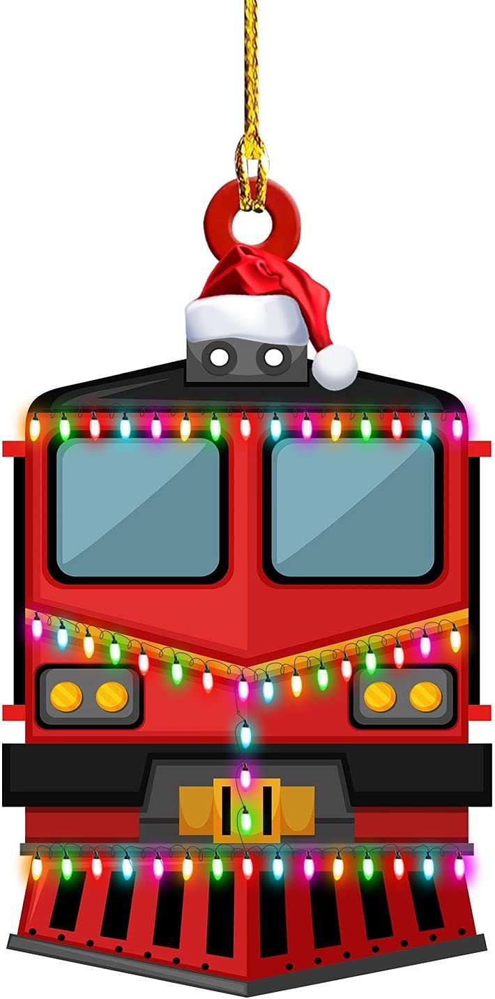 PWO Fitness Christmas Tree Hanging Truck Decoration Pendant