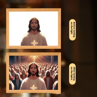 The PWO Fitness Photo Frame Illuminated LED Moon Lamp adds warmth, faith, and soft LED lighting, making it a meaningful décor piece or thoughtful gift.